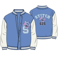 Cerdá Kids Stitch Kids|Ropa Y Téxtil: Cosas Que Ponerse Para Niños ^Chaqueta Cotton Brushed Baseball Stitch para Niños