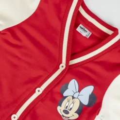Niños Cerdá Kids Disney Para Niñas|Ropa Y Téxtil: Cosas Que Ponerse Para Niños ^Chaqueta infantil Cotton Brushed Baseball Minnie
