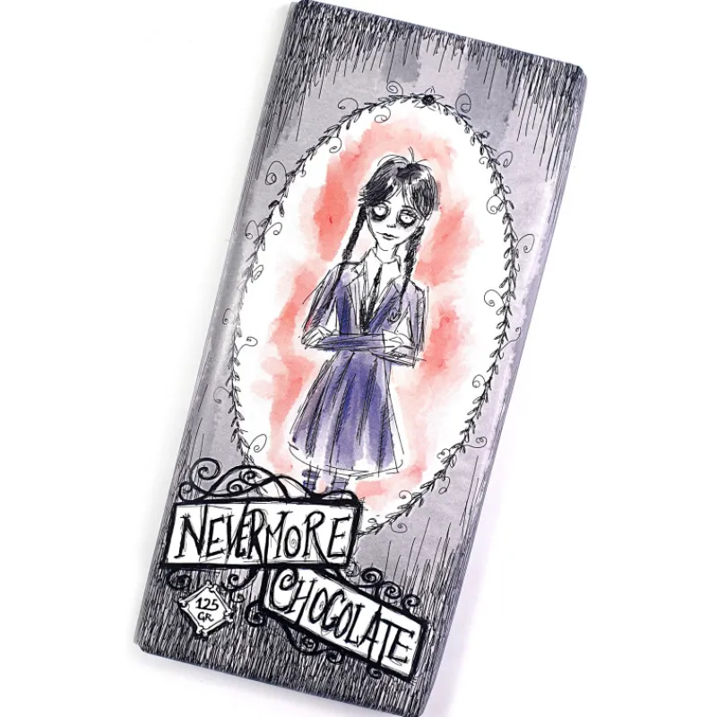 Otros Fabricantes Miércoles Addams^Chocolate Miércoles Nevermore