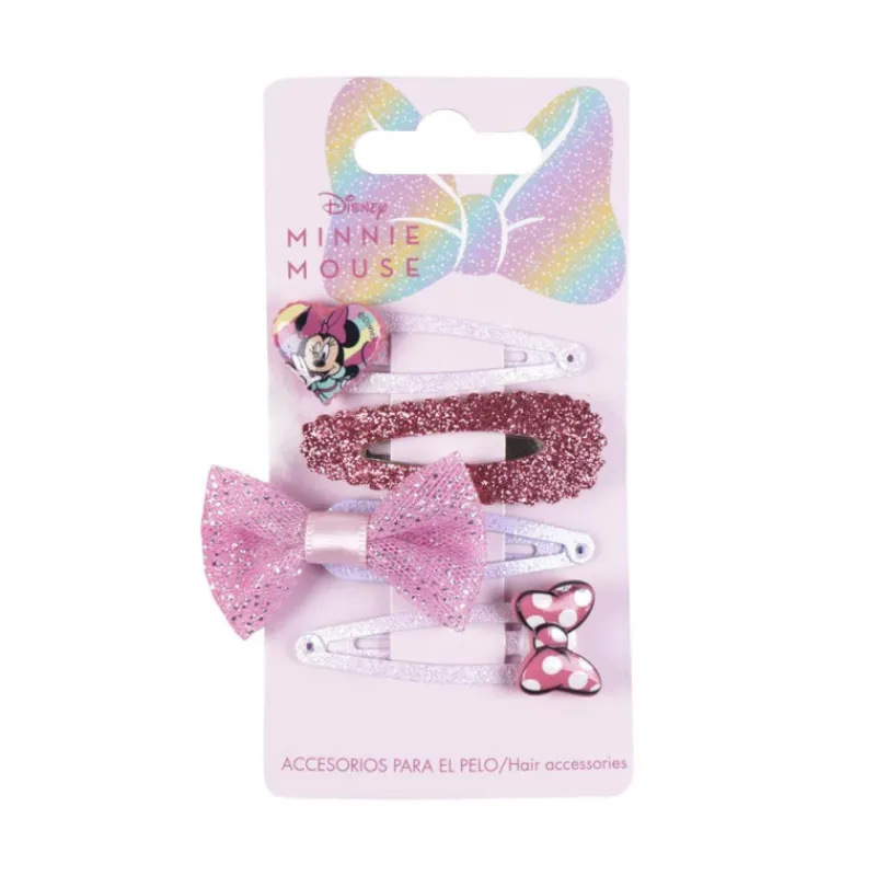 Sale Clips para el pelo Minnie Infantil Disney Para Niñas|Accesorios Para El Pelo, Gafas De Sol Y Kits De Belleza Infantiles
