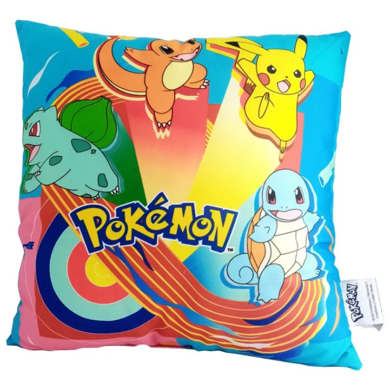 Online Cojín Kanto Starters Pokémon Pikachu|Pokemon Hogar