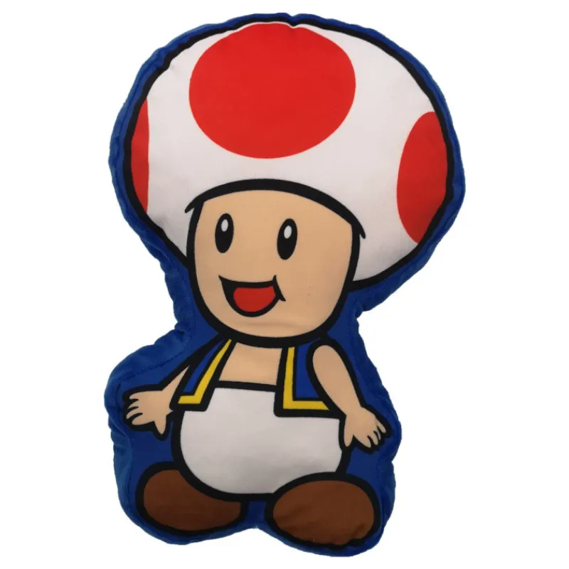 New Import Regalos Y Coleccionismo Para Gamers - Cosas De Videojuegos Míticos|Hogar Super Mario^Cojín Toad Super Mario Bros 40cm