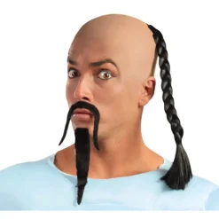 Disfrazzes Pelucas, Barbas Y Bigotes Disfraces^Coleta Negra de 40 cm