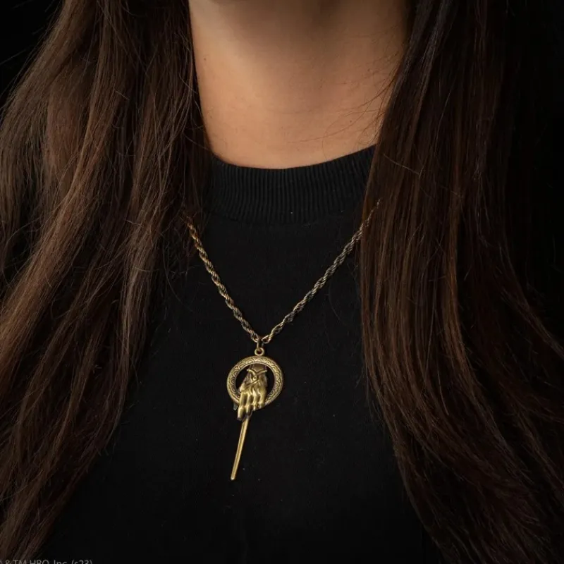 Cinereplicas Juego De Tronos Y La Casa Del Dragón ^Collar Mano del Rey de Juego de Tronos - Coleccionable