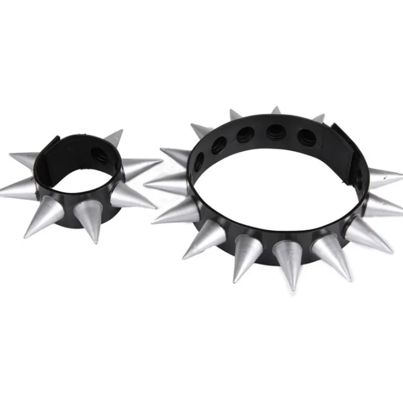 Disfrazzes Accesorios Halloween Y Terror ^Collar y Pulsera Punk