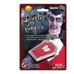 Best Colmillos de Vampiro medianos con pasta termoplástica Maquillaje Para Disfraces