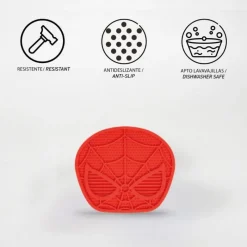 Outlet Comedero de Silicona para Perros - Diseño Spiderman Superhéroes Marvel