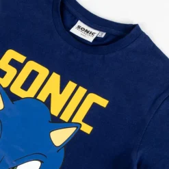 Discount Conjunto 2 Piezas de Sonic para Niños: Camiseta y Pantalones Cortos Niños Ropa Y Téxtil: Cosas Que Ponerse Para Niños