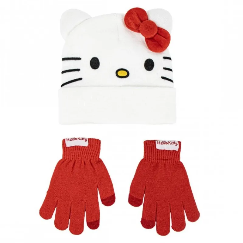 Niños Cerdá Kids Ropa Y Téxtil: Cosas Que Ponerse Para Niños ^Conjunto 2 Piezas Hello Kitty Complementos 100% Acrílico
