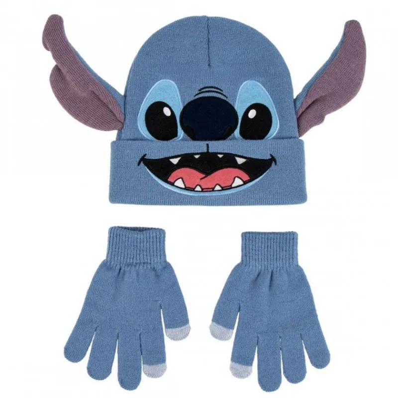Niños Cerdá Kids Disney Para Niñas|Ropa Y Téxtil: Cosas Que Ponerse Para Niños ^Conjunto 2 Piezas Stitch Complementos de Invierno