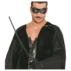 Disfrazzes Antifaces Y Gafas Para Disfraces^Conjunto antifaz y florete 63 cm. de heroe enmascarado