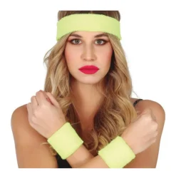 Clearance Conjunto de 2 Muñequeras y Cinta en varios colores para mujer Zapatos Y Cubrecalzado Para Disfraces|Disfraces Unisex