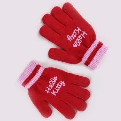 Conjunto de 3 piezas Hello Kitty - 100% Acrílico Niños Ropa Y Téxtil: Cosas Que Ponerse Para Niños