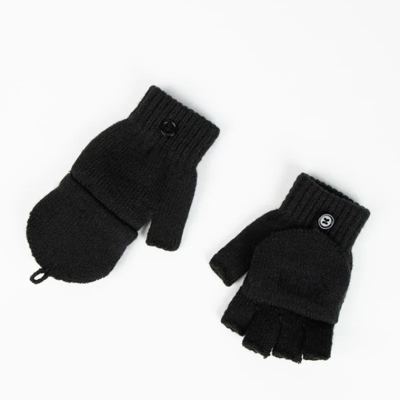 Niños Cerdá Kids Ropa Y Téxtil: Cosas Que Ponerse Para Niños ^Conjunto de Invierno Wednesday: Gorro y Guantes