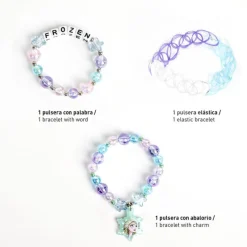 Outlet Conjunto de Pulseras Frozen para Niños Disney Para Niñas|Accesorios Para El Pelo, Gafas De Sol Y Kits De Belleza Infantiles