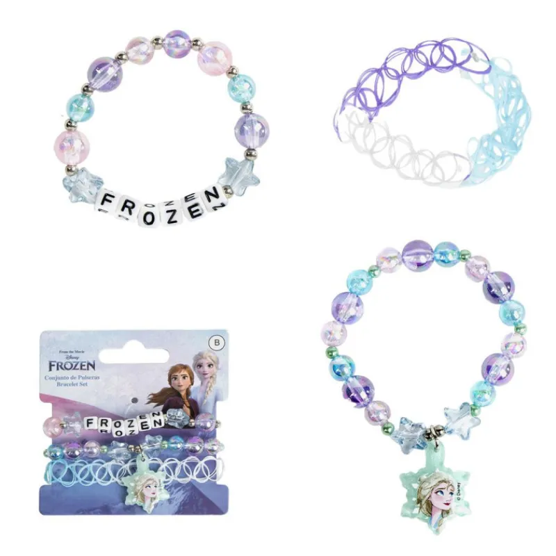 Outlet Conjunto de Pulseras Frozen para Niños Disney Para Niñas|Accesorios Para El Pelo, Gafas De Sol Y Kits De Belleza Infantiles