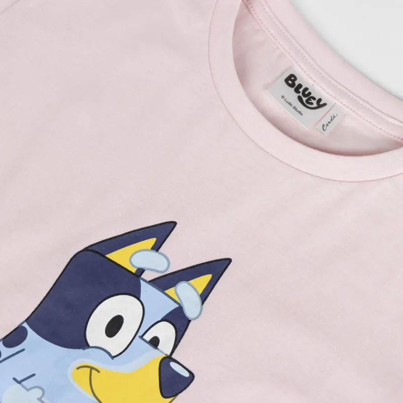 Niños Cerdá Kids Ropa Y Téxtil: Cosas Que Ponerse Para Niños |Bluey^Conjunto infantil de 2 piezas Bluey -Rosa