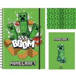 Pyramid International Minecraft|Descuentos Gaming^Cuaderno A5 Minecraft Creeper con Licencia Oficial