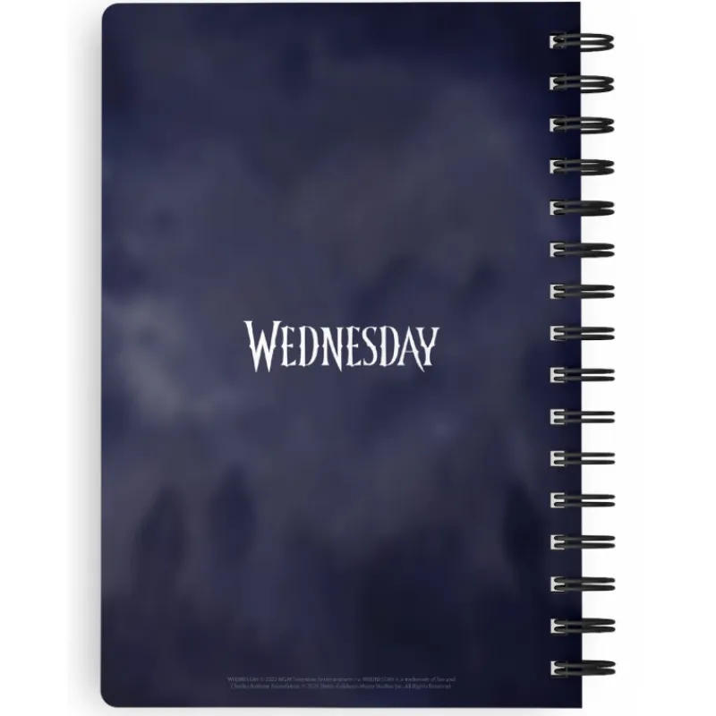 SD Toys Miércoles Addams^Cuaderno efecto 3D Lluvia Wednesday