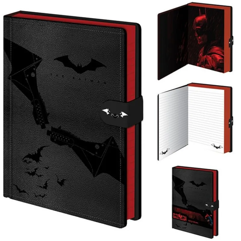 Pyramid International Regalos De Superhéroes Dc|Dc Hogar^Cuaderno Premium A5 Tapa de Cuero The Batman (DC Cómics)