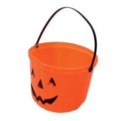 Clearance Cubo Calabaza de plástico de 15 cm para Halloween Accesorios Halloween Y Terror