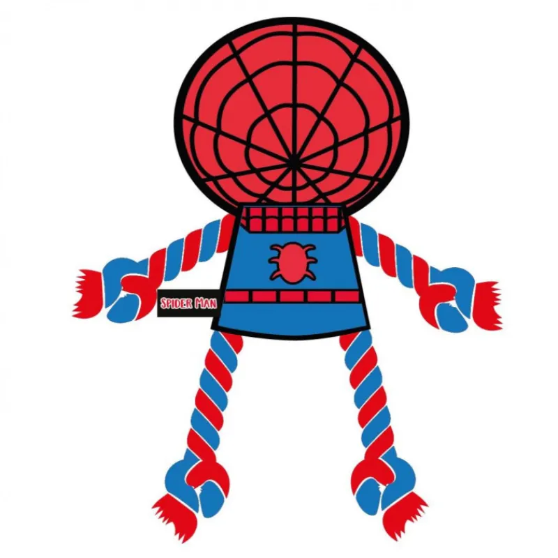 Cerdá Adult Superhéroes Marvel^Cuerda dental para perros Forma Spiderman