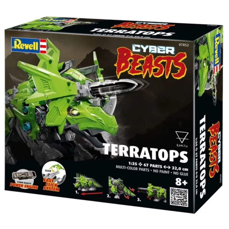 Revell Juguetes, Figuras Y Más Regalos Para Peques^CyberBeasts Kit de maquetas 1/35 TerraTops 32 cm