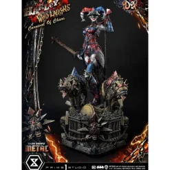 Outlet Dark Nights: Metal Estatua Harley Quinn Who Laughs Deluxe Regalos De Villanos Dc|Figuras Dc