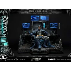 Prime 1 Studio Regalos De Superhéroes Dc|Figuras Dc^DC Comics Estatua 1/3 Batman Tactical Throne Deluxe Bonus 57 cm