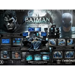 Prime 1 Studio Regalos De Superhéroes Dc|Figuras Dc^DC Comics Estatua 1/3 Batman Tactical Throne Deluxe Bonus 57 cm