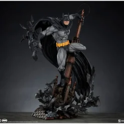 Sideshow Collectibles Regalos De Superhéroes Dc|Figuras Dc^DC Comics Estatua Premium Format Batman Black Variant 68 cm
