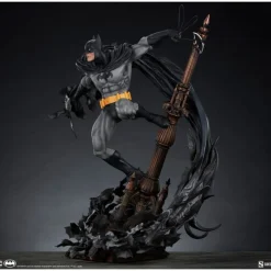 Sideshow Collectibles Regalos De Superhéroes Dc|Figuras Dc^DC Comics Estatua Premium Format Batman Black Variant 68 cm