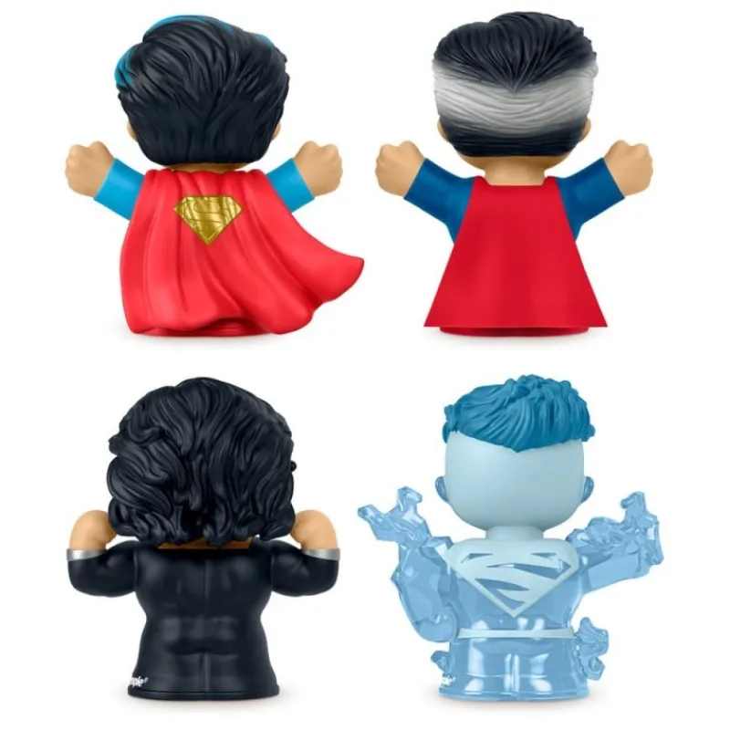 Discount DC Comics Pack de 4 Minifiguras Fisher-Price Little People Superman Niños Marvel Y Dc Para Niños|Juguetes, Figuras Y Más Regalos Para Peques