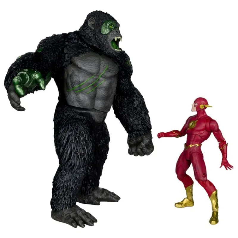 McFarlane Toys Regalos De Superhéroes Dc|Figuras Dc^DC Multiverse Pack 2 Figuras Flash vs. Titano McFarlane