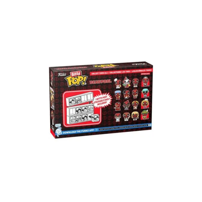 Deadpool Pack de 4 Figuras Bitty POP! Vinyl BBQ Master 2,5 cm Superhéroes Marvel|Funko Marvel