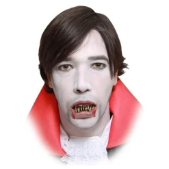 Disfrazzes Maquillaje Para Disfraces^Dentadura de Conde Drácula