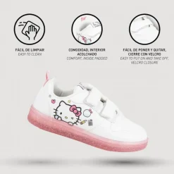 Cerdá Kids Disney Para Niñas|Calzado Kids^Deportiva Escolar Hello Kitty con Suela de PVC