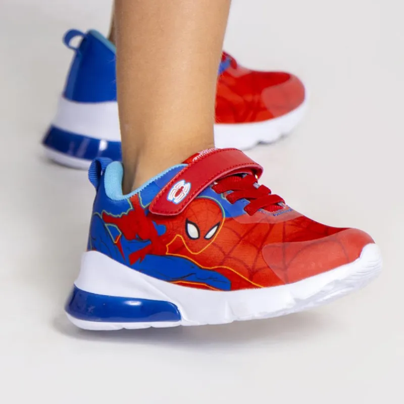DEPORTIVA SUELA LIGERA EVA CON LUCES SPIDERMAN Niños Marvel Y Dc Para Niños|Calzado Kids