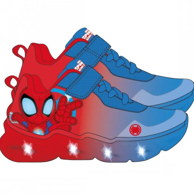 Cerdá Kids Calzado Kids^Deportivas con Luces Spidey para Niños - Suela Ligera EVA