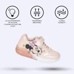 Cerdá Kids Disney Para Niñas|Calzado Kids^Deportivas infantiles con luz Minnie Mouse