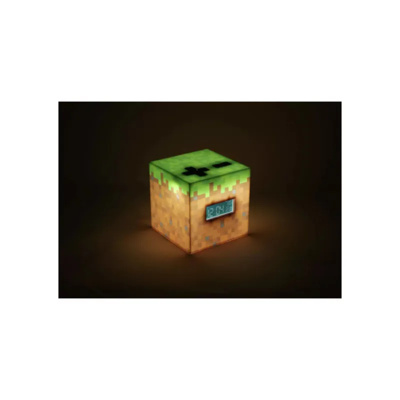 Paladone Products Regalos Y Coleccionismo Para Gamers - Cosas De Videojuegos Míticos^Despertador Minecraft Bloque