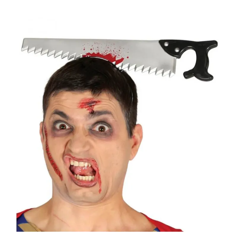 Hot Diadema con Serrucho Diademas, Tiaras Y Coronas Disfraces |Accesorios Halloween Y Terror