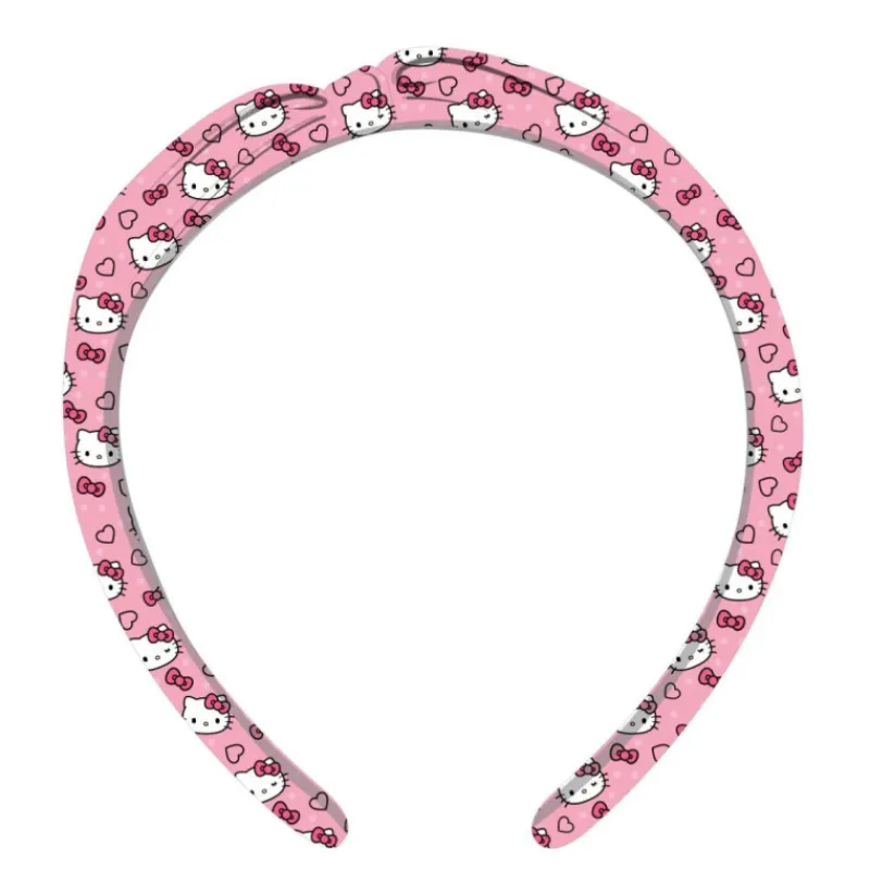 Hot Diadema Hello Kitty Diseño Fucsia Adorable Accesorios Para El Pelo, Gafas De Sol Y Kits De Belleza Infantiles