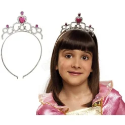 Disfrazzes Diademas, Tiaras Y Coronas Disfraces ^Diadema o Tiara plata de Princesa