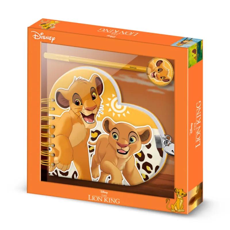Sale Diario Corazón Llave + Boli El Rey León Disney Papelería Disney|Películas Y Personajes De Disney ·El Rey León