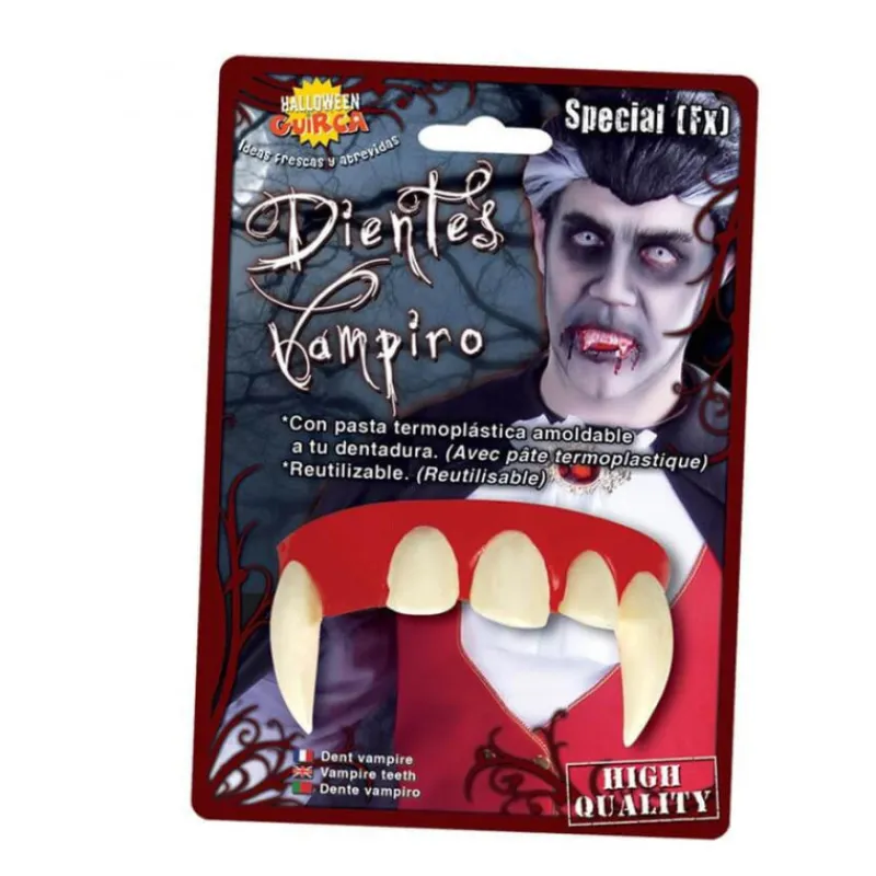 Disfrazzes Maquillaje Para Disfraces^Dientes de Vampiro