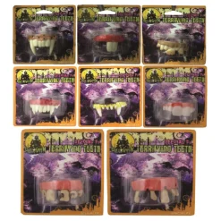 Disfrazzes Maquillaje Para Disfraces^Dientes terroríficos de Halloween modelos surtidos