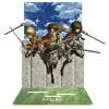 Online Diorama Acrílico Attack on Titan Eren, Mikasa & Armin 20 cm Figuras