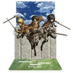 Online Diorama Acrílico Attack on Titan Eren, Mikasa & Armin 20 cm Figuras