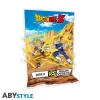 Abystyle Figuras Dragon Ball|Figuras^Diorama Acryl® DBZ - Goku VS Vegeta
